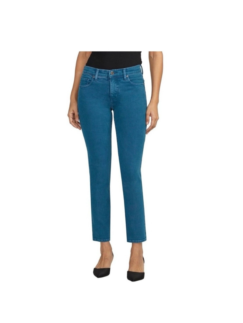 Jag Jeans Cassie Slim Ankle Straight in Teal - Practically New
